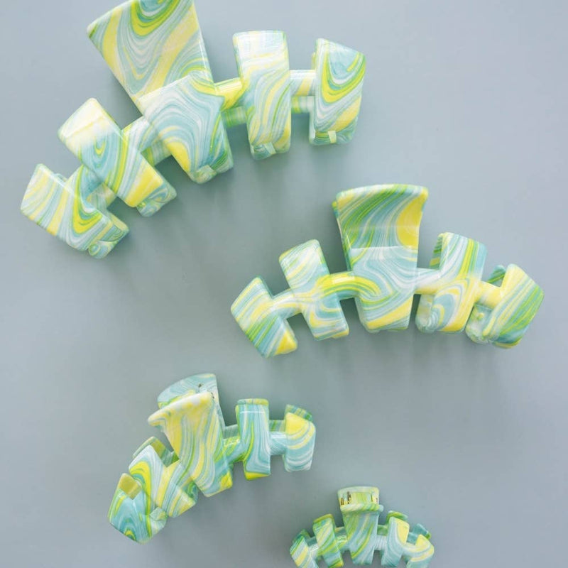 TELETIES - Classic | By the Sea Shore | Medium Hair Clip