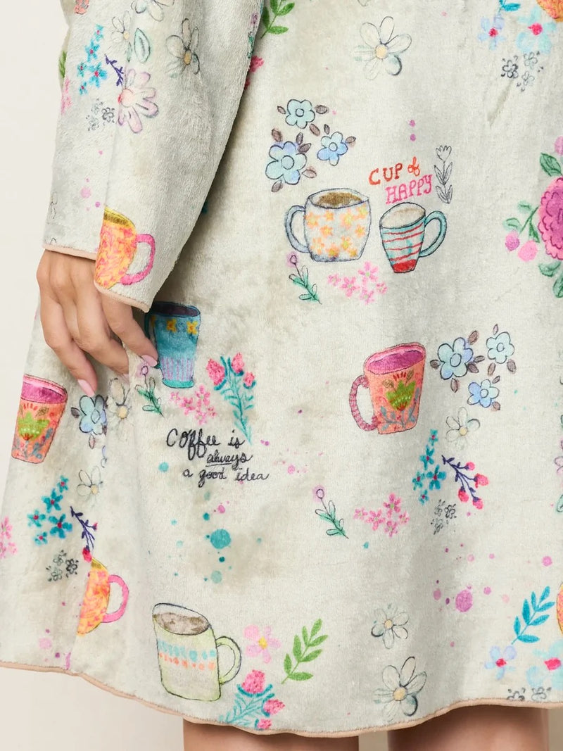 Natural Life Cozy Blanket Robe - Cup of Happy Mini