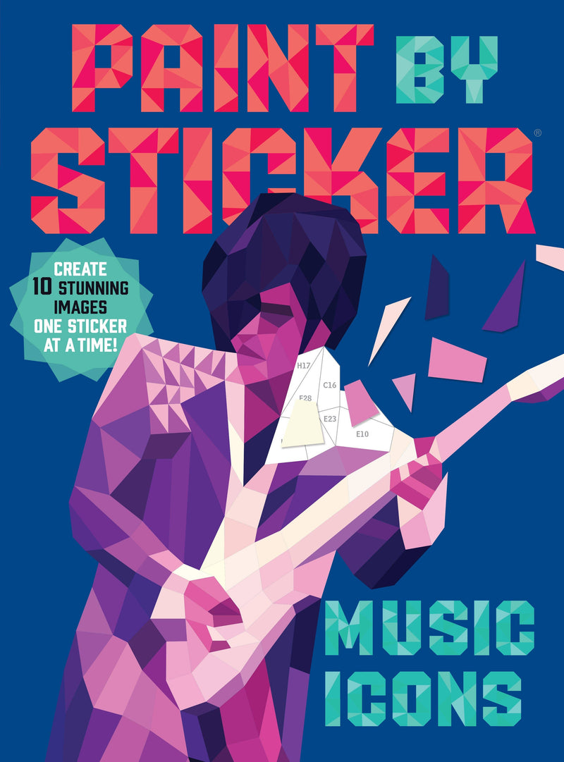 Hachette Book Group - Paint by Sticker: Music Icons