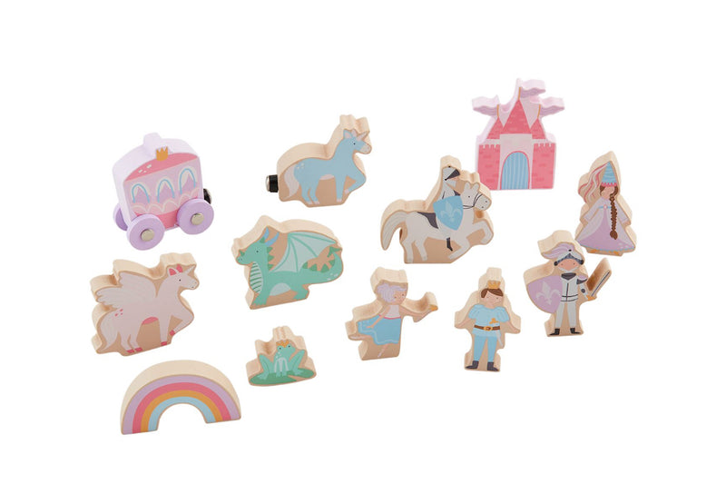 Mud Pie Wood Princess Toy Set