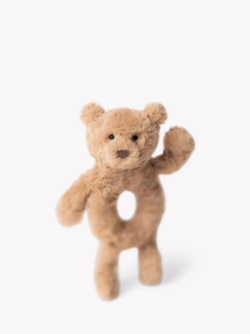 Jellycat Bartholomew Bear Ring Rattle