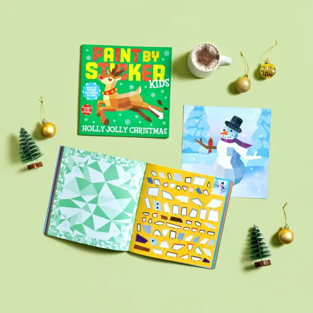Hachette Book Group - Paint by Sticker Kids: Holly Jolly Christmas