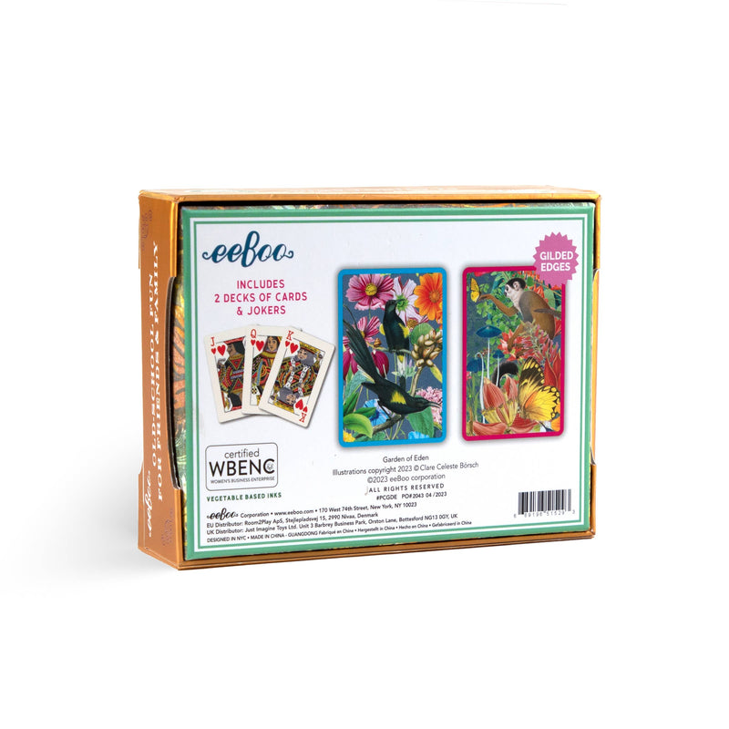 eeBoo - Garden of Eden Playing Cards