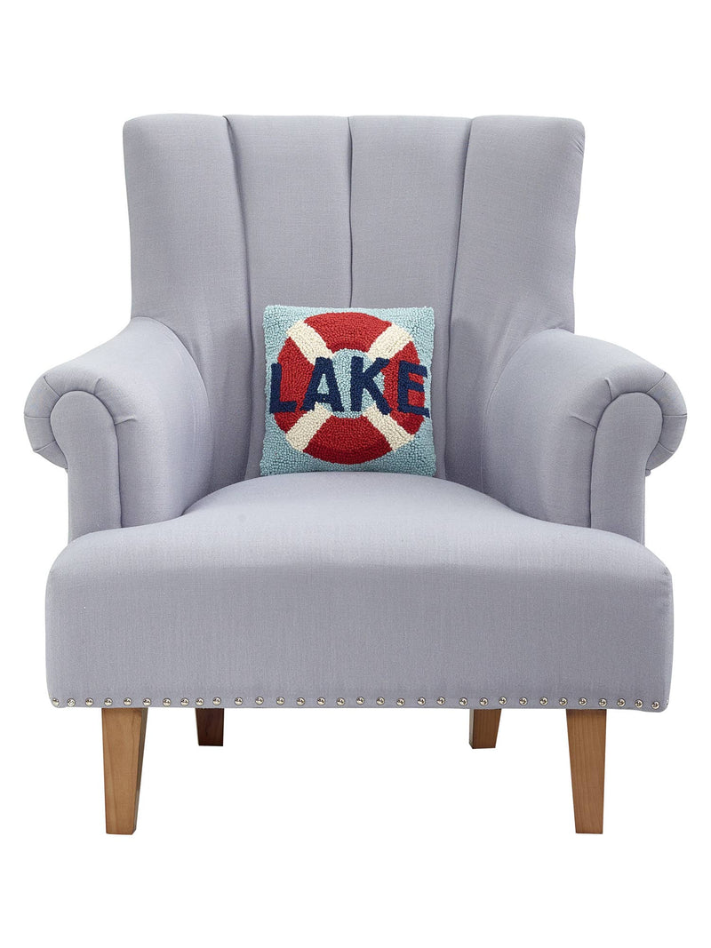 Peking Handicraft - Lake Life Preserver Hook Pillow