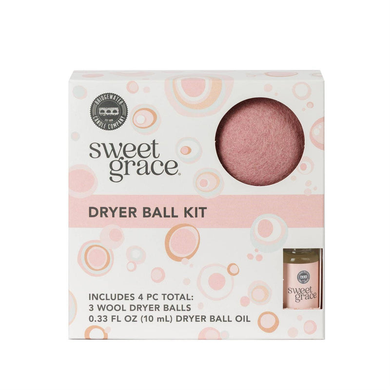 Sweet Grace Collection - Sweet Grace Wool Dryer Ball Kit | Luxury Laundry, 3pk