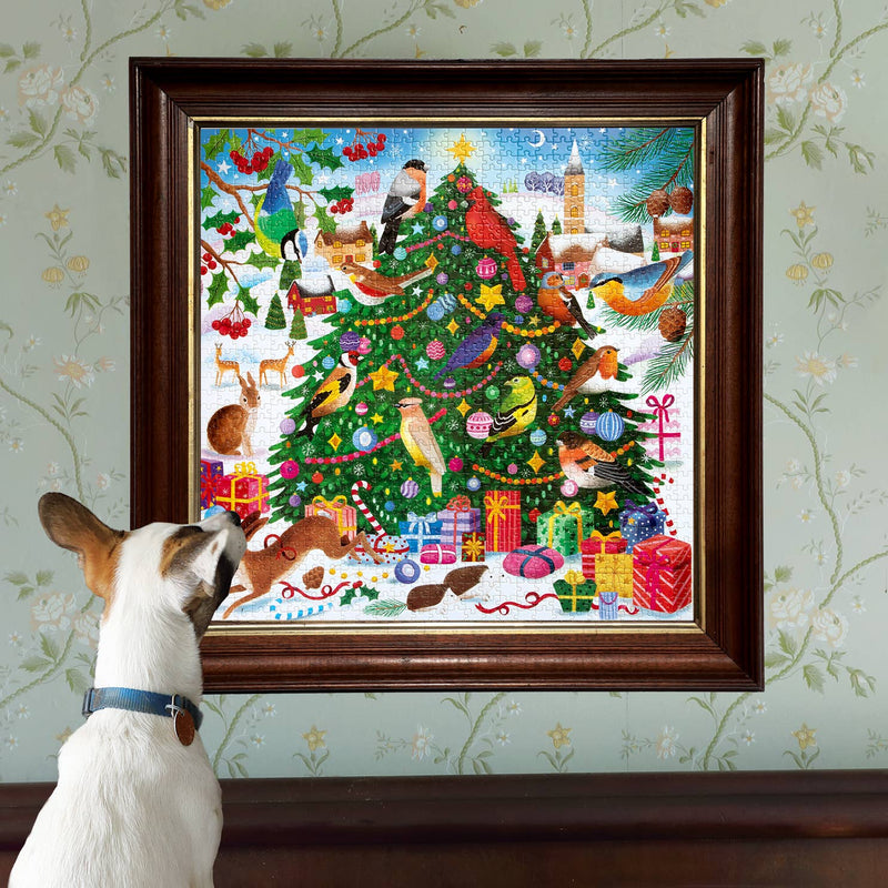 eeBoo - Christmas Songbirds 1000 Piece Puzzle