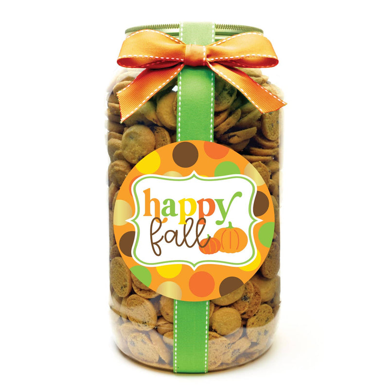 Oh, Sugar! - Chocolate Chip Cookies - Fall - Happy Fall Dots - Gallon