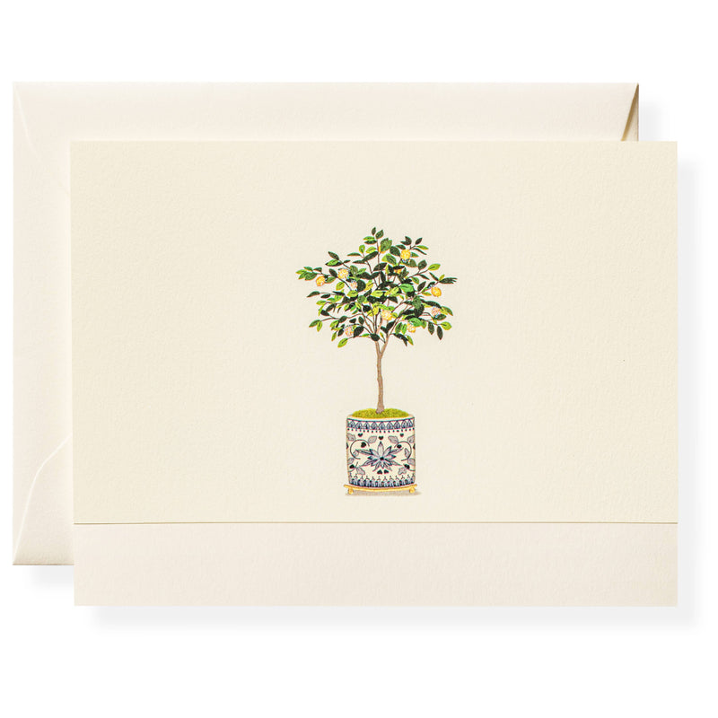 Karen Adams Designs - Lemon Tree Individual Note Card