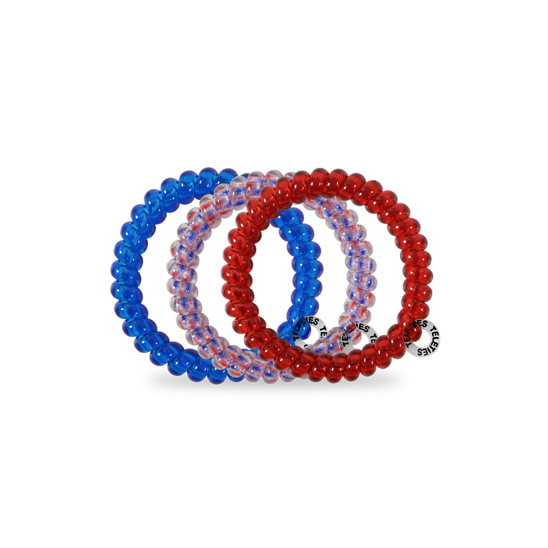 TELETIES - Patriot Pop Small Hair Ties