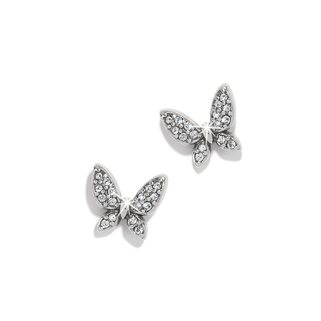 Brighton Enchanting Butterfly Post Earrings - Silver