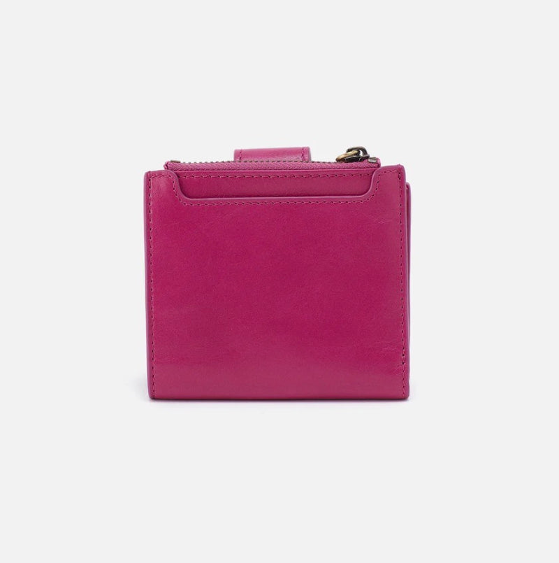 HOBO Dunn Mini Wallet - Polished Leather - Cactus Flower