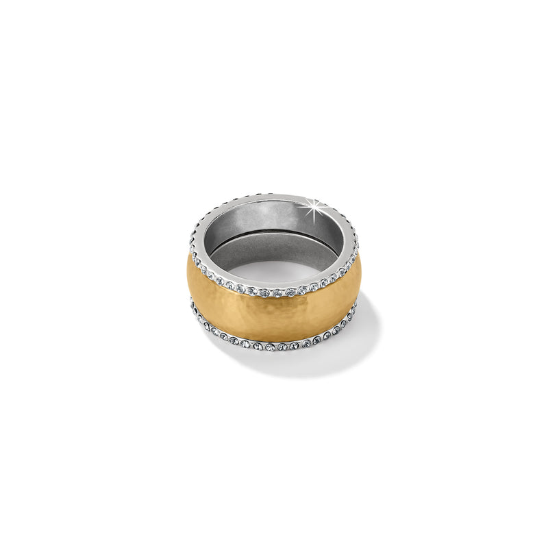 Brighton Meridian Geo Band Ring - Gold