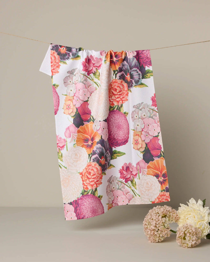Geometry - Ecstatic Blooms Tea Towel