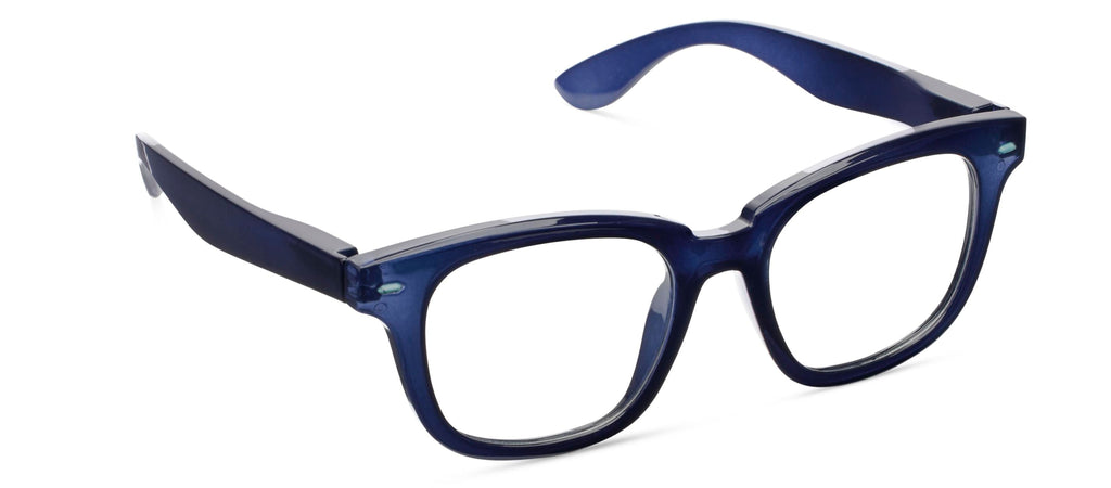 Peepers Readers - Sandstone - Navy (with Blue Light Focus™ Eyewear Lenses)