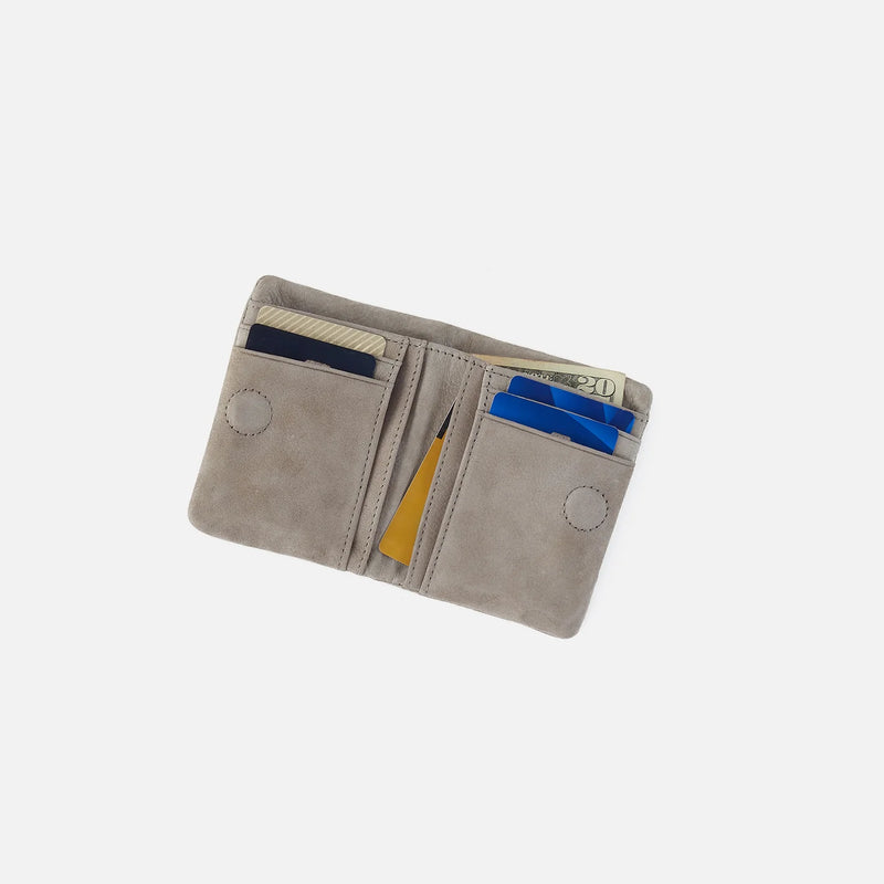 HOBO Lumen Mini Bifold Compact Wallet - Golden Granite
