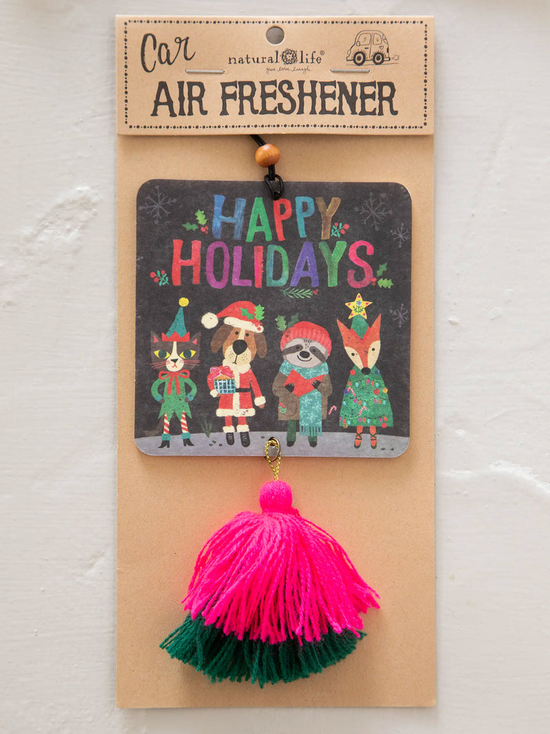 Natural Life Car Air Freshener® - Happy Holidays