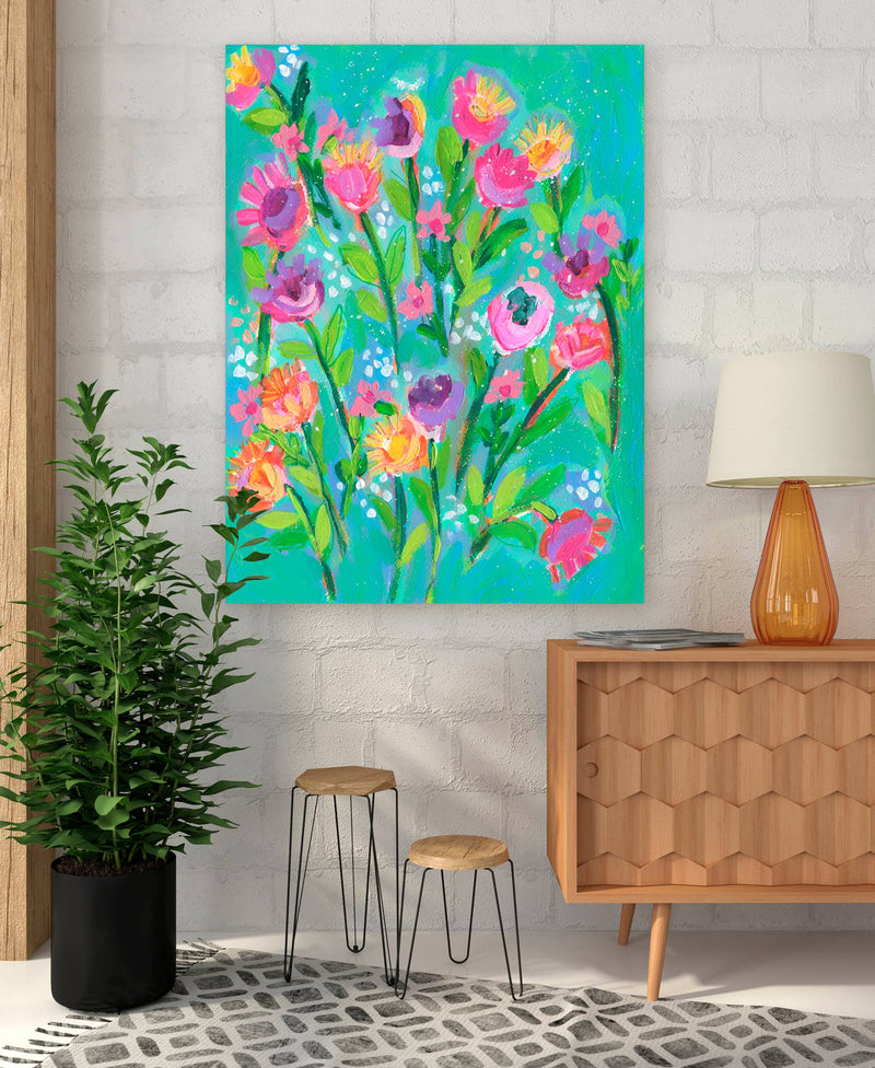 GreenBox Art - Blooms & Petals - Summer Blooms Stretched Canvas