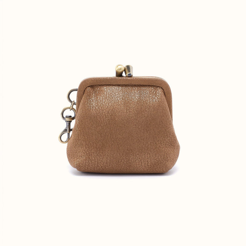 HOBO Alba Frame Clip Pouch - Honey Gold (Metallic Leather)