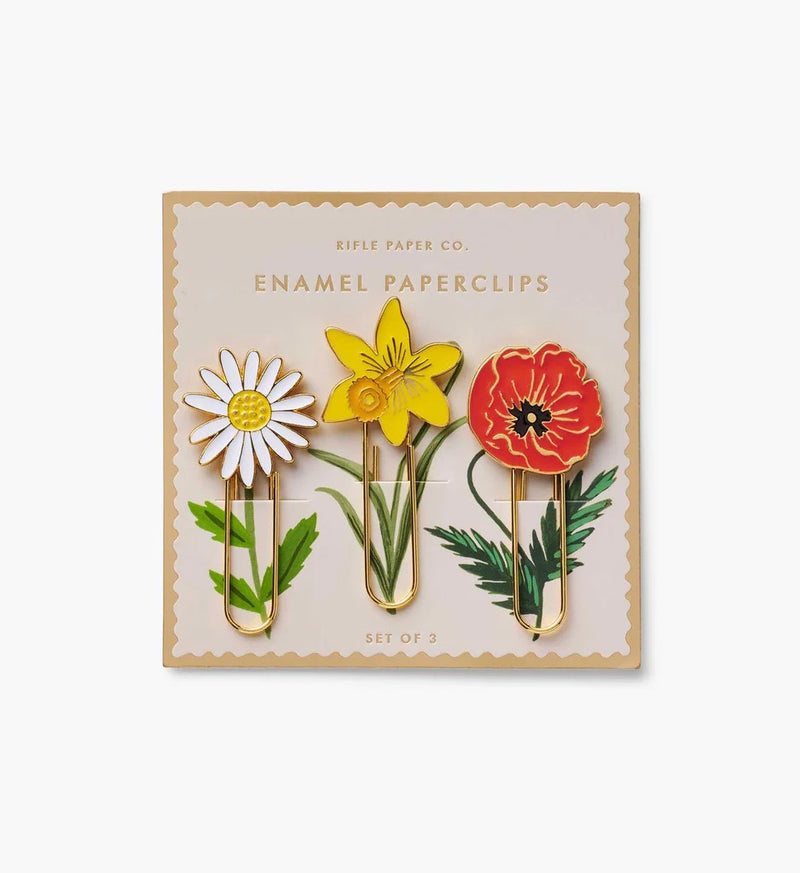 RIFLE PAPER CO. Garden Study Enamel Paper Clip Set