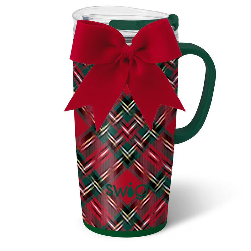 Swig Life Christmas Plaid Travel Mug (22oz)