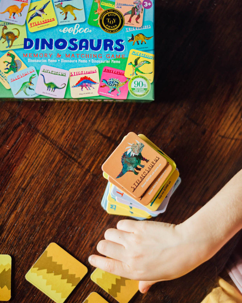 eeBoo - Dinosaurs Little Memory & Matching Game