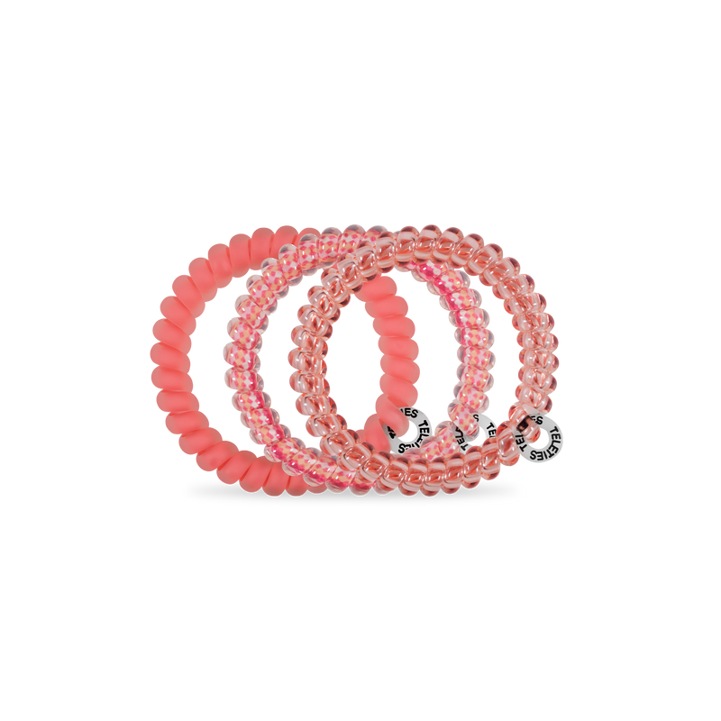 TELETIES - Spiral Hair Coils | Small | Dreamsicle