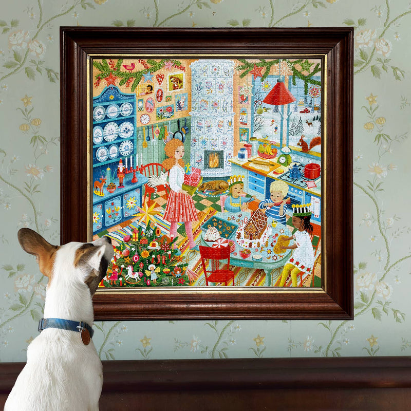 eeBoo - Swedish Holiday Kitchen 1000 Piece Puzzle