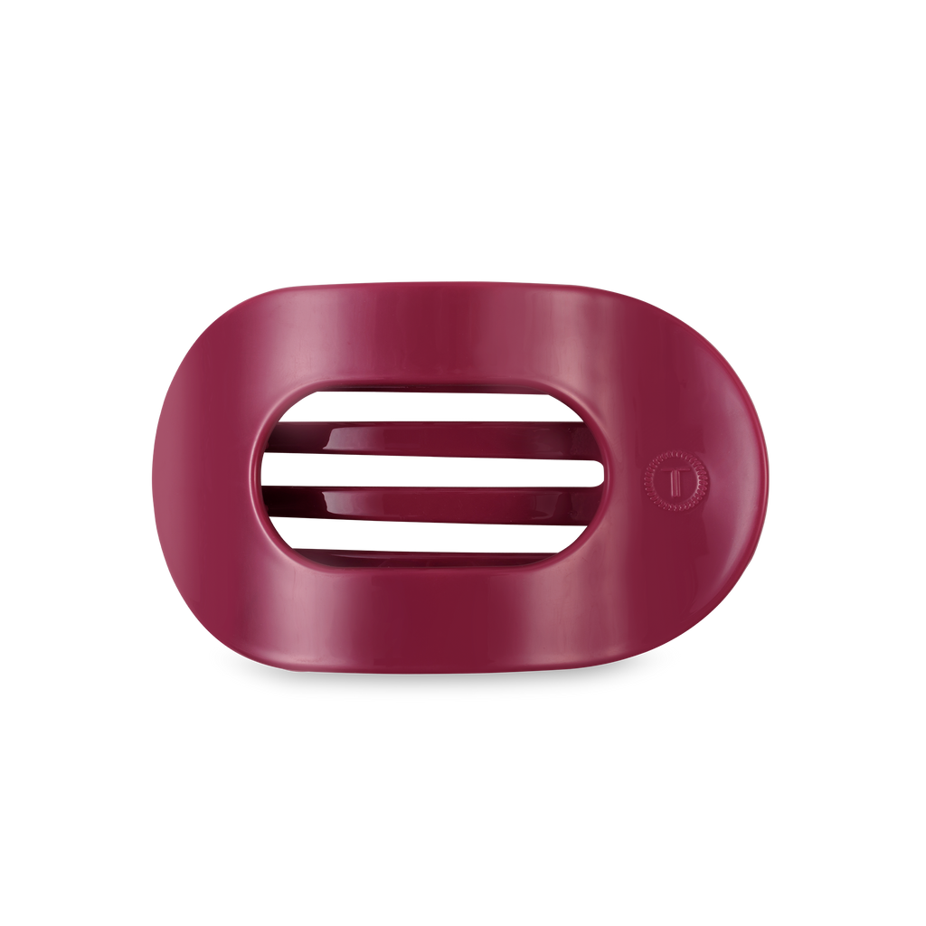 TELETIES - Flat Round Hair Clip | Medium | Wild Side