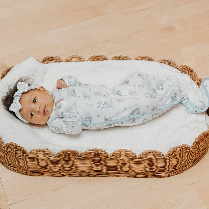 Copper Pearl - Newborn Knotted Gown - Star Wars Grogu
