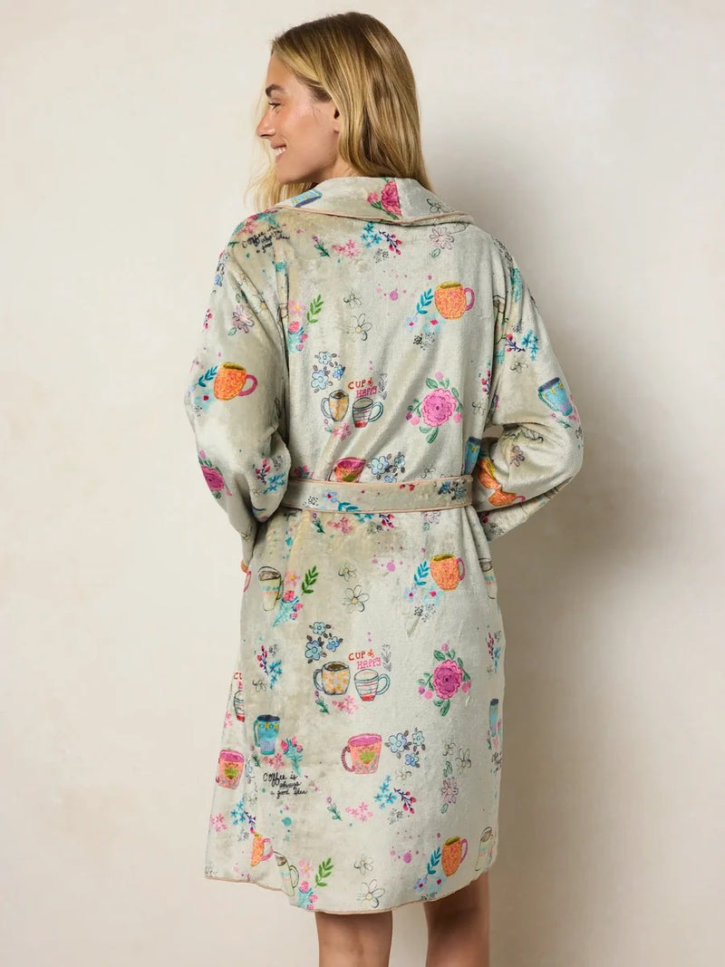 Natural Life Cozy Blanket Robe - Cup of Happy Mini