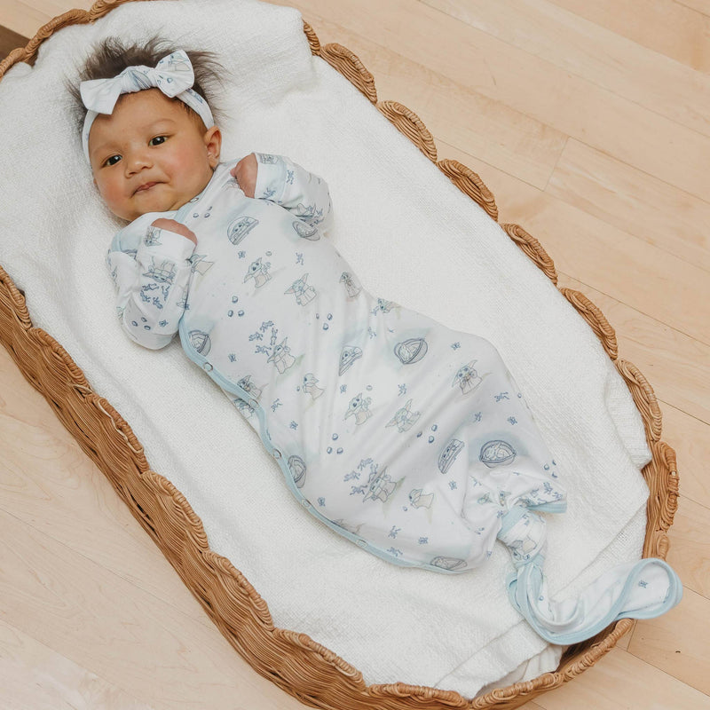 Copper Pearl - Newborn Knotted Gown - Star Wars Grogu