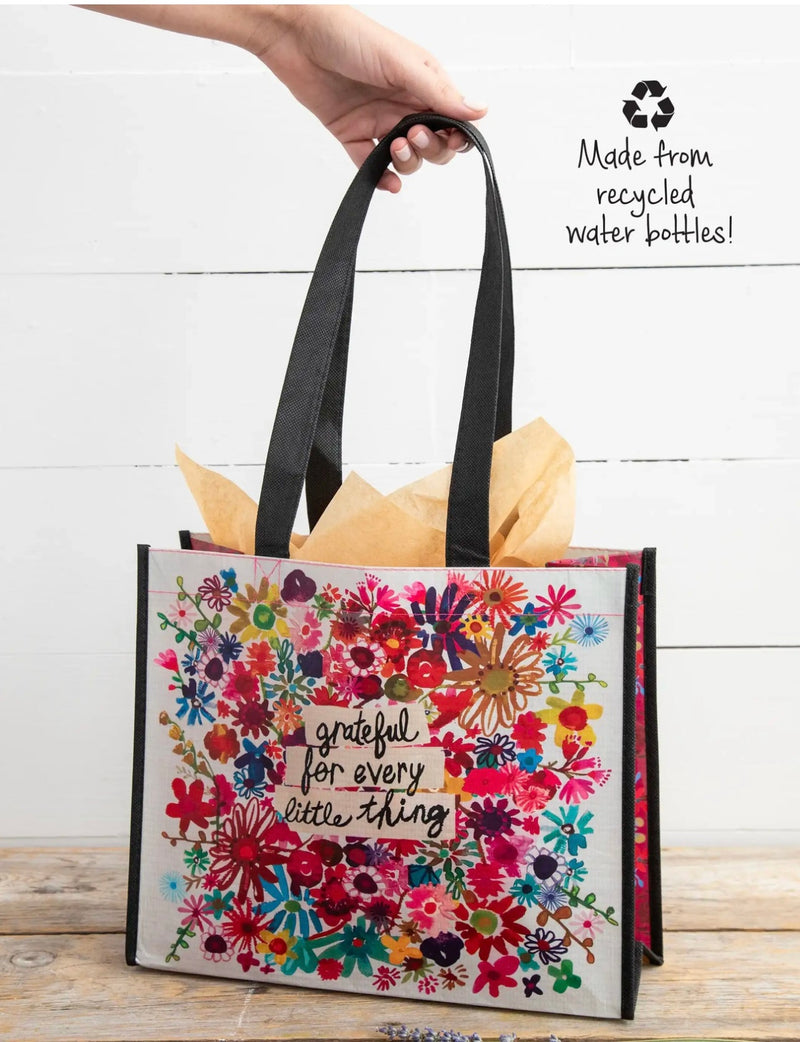 Natural Life Recycled Large Happy Bags - Bright Floral
