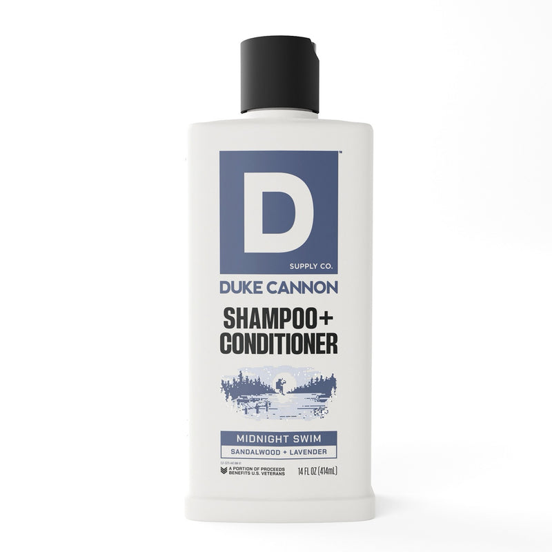 Duke Cannon NEWS ANCHOR 2-IN-1 HAIR WASH - MIDNIGHT SWIM