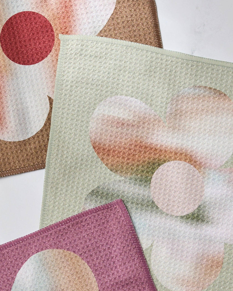 Geometry - Brushed Bouquet Dishcloth Set