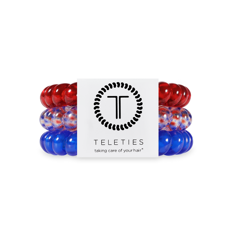 TELETIES - Patriot Pop Large Hair Ties