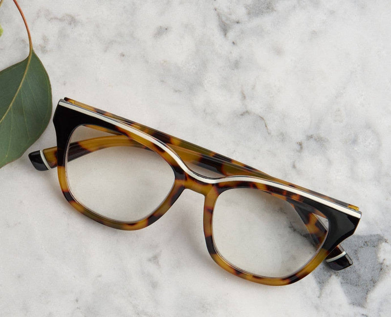 Peepers Readers - Ramona - Cherry/Chai Tortoise (Blue Light Focus)
