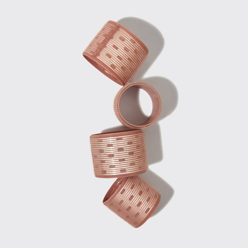 KITSCH - Recycled Plastic XL Thermal Rollers 4pc Set - Terracotta