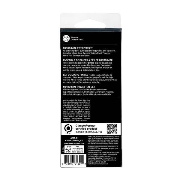 Tweezerman - Tweezerman Micro Mini Tweezer Set