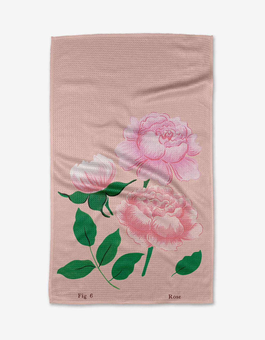 Geometry - June Roses Tea Towel