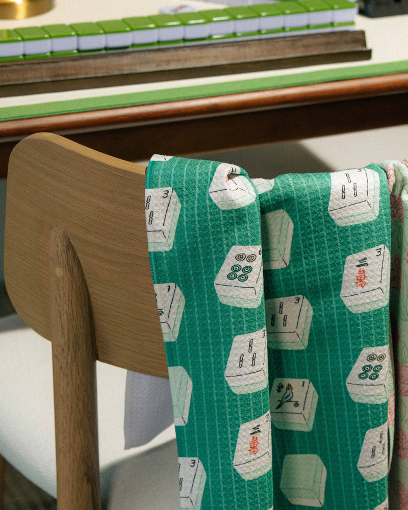 Geometry - Tile Flow Tea Towel - Mahjong