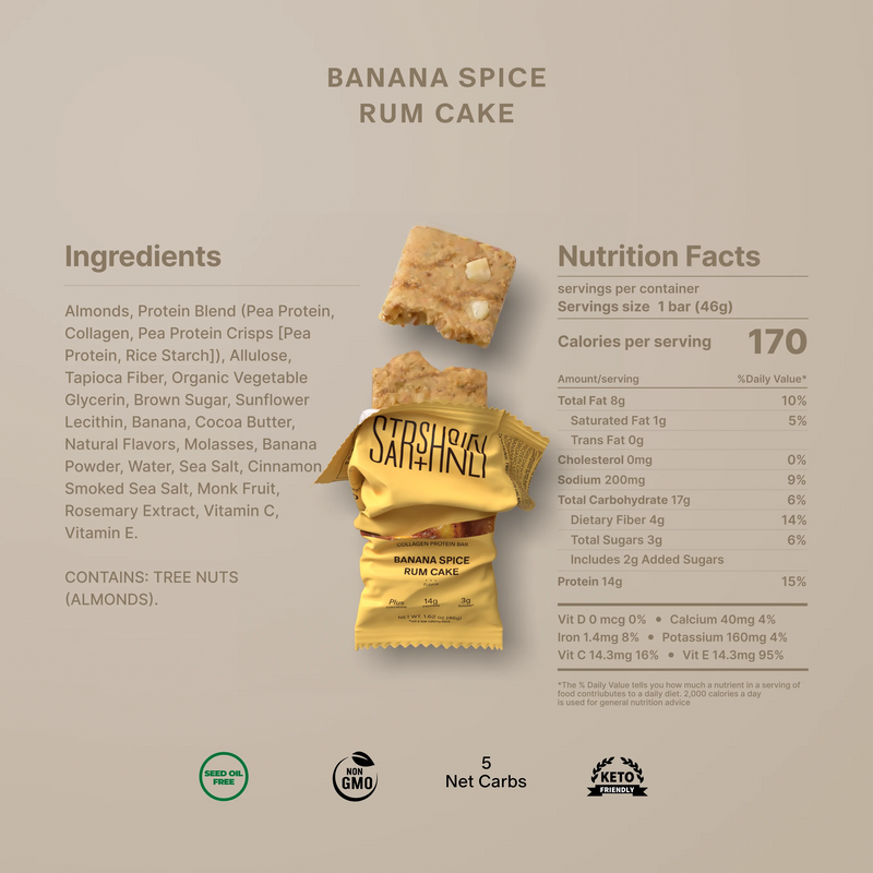 Stars + Honey - Banana Spice Rum Cake