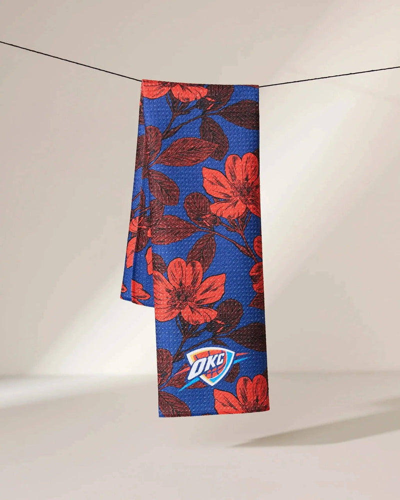 Geometry - OKC Floral Tea Towel