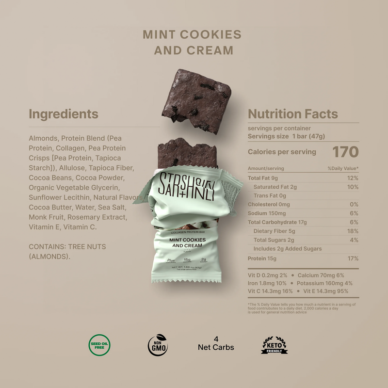Stars + Honey - Mint Cookies and Cream