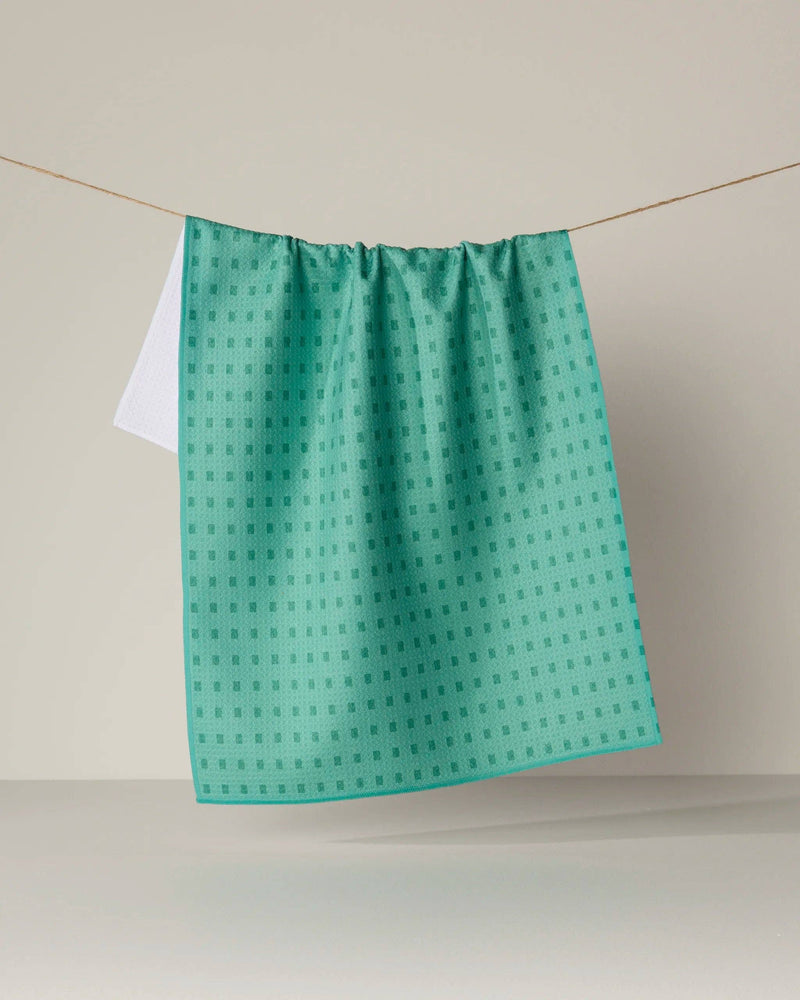 Geometry - Confetti Tiles Tea Towel - Mahjong