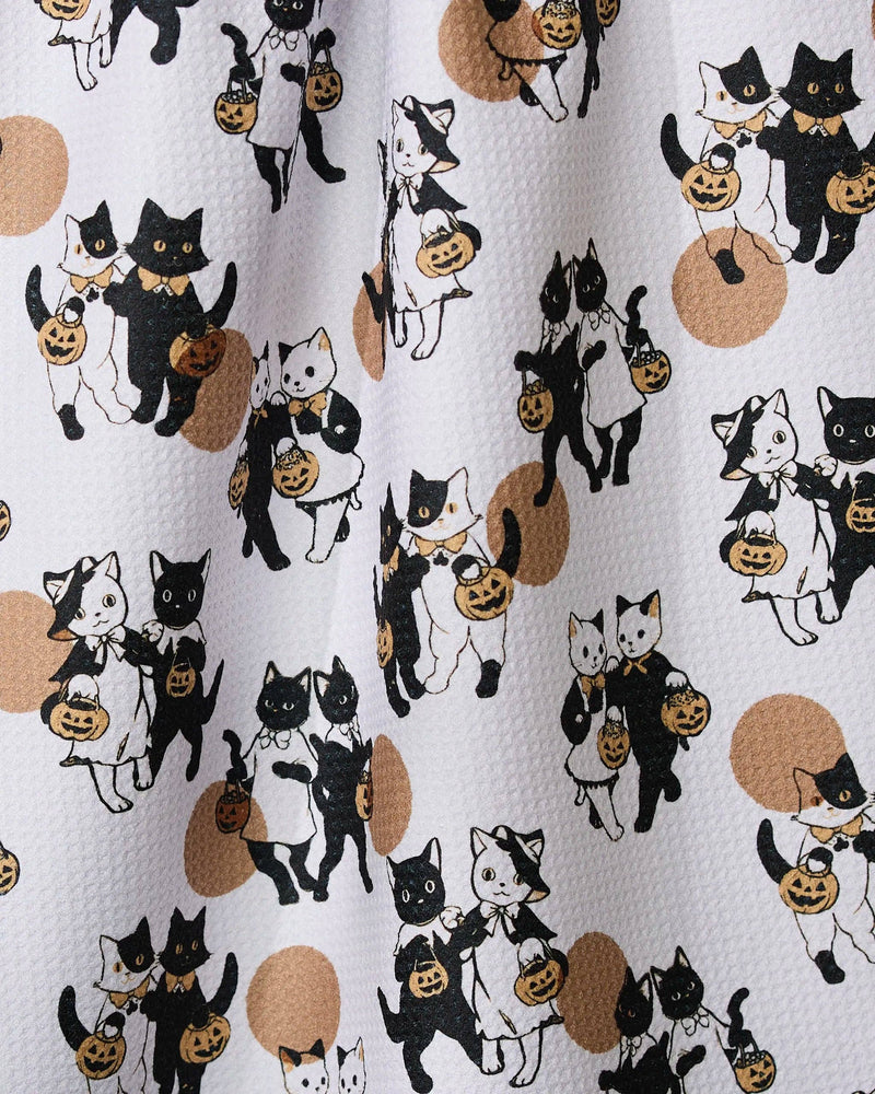 Geometry - Halloween Date Tea Towel
