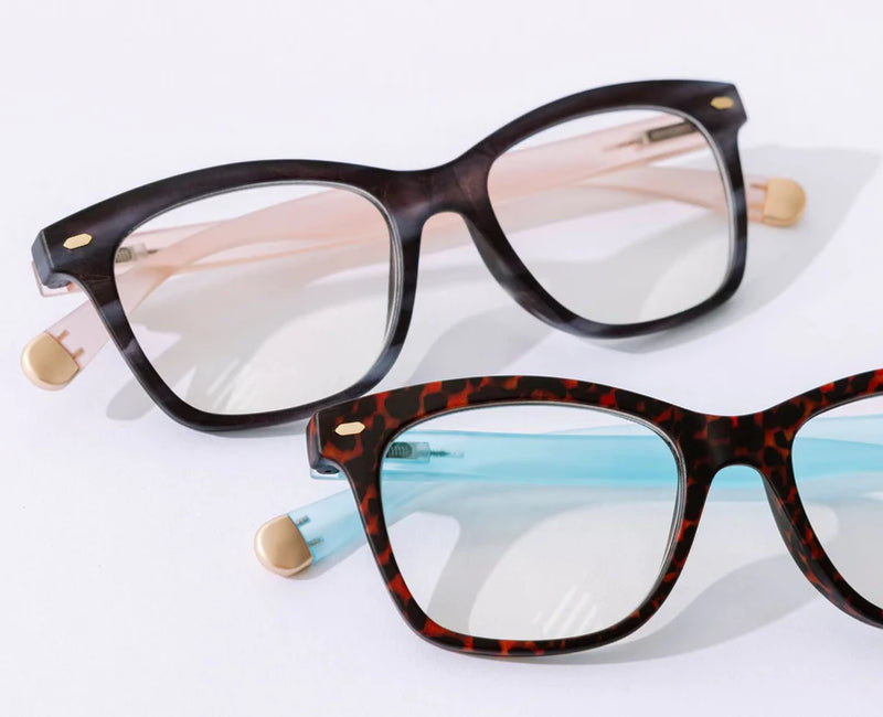 Peepers Readers - Sinclair - Leopard Tortoise/Blue (with Blue Light Focus™ Eyewear Lenses)
