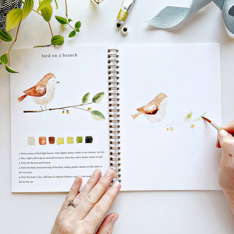 emily lex studio - Animals watercolor workbook