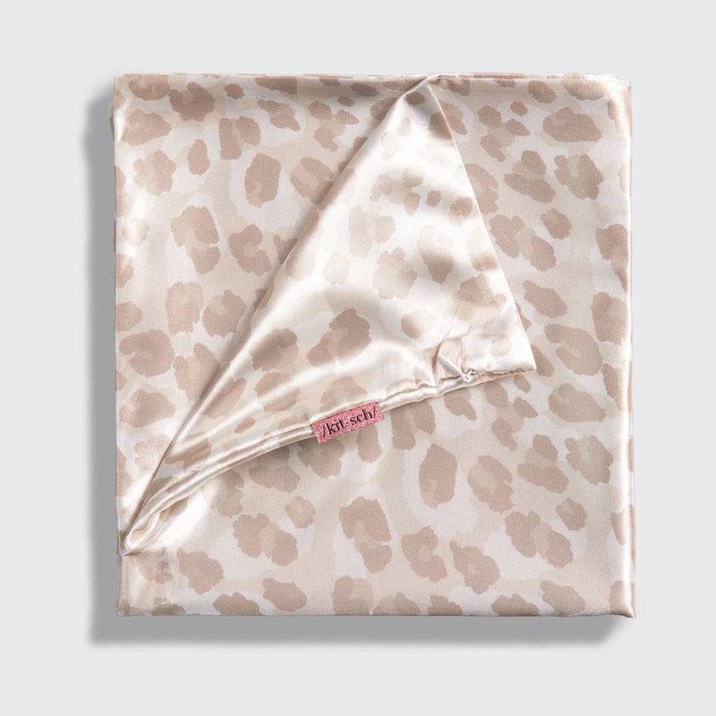KITSCH - Satin King Pillowcase - Leopard