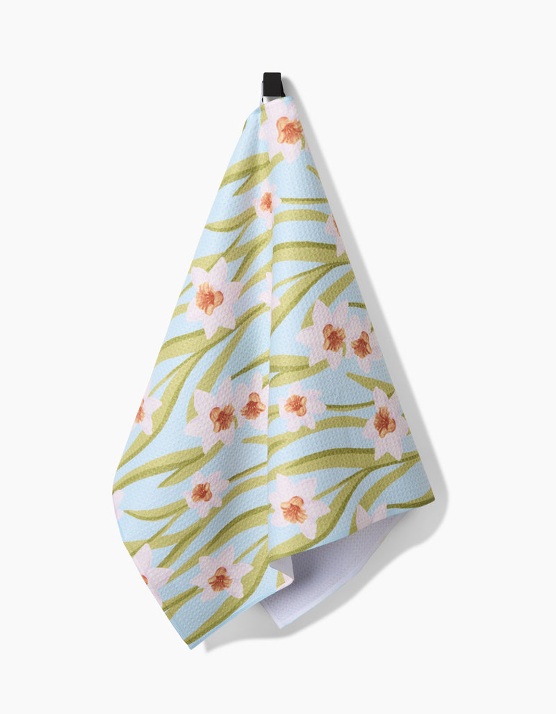 Geometry - Daffodil Sky Tea Towel