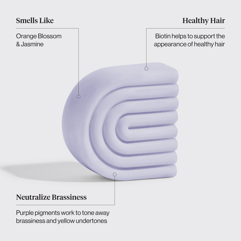 KITSCH - Purple Toning Shampoo & Conditioner Bar Combo for Color-Treated & Grey Hair
